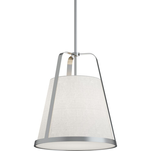 Lizzette LED 18 inch Satin Nickel Pendant Ceiling Light