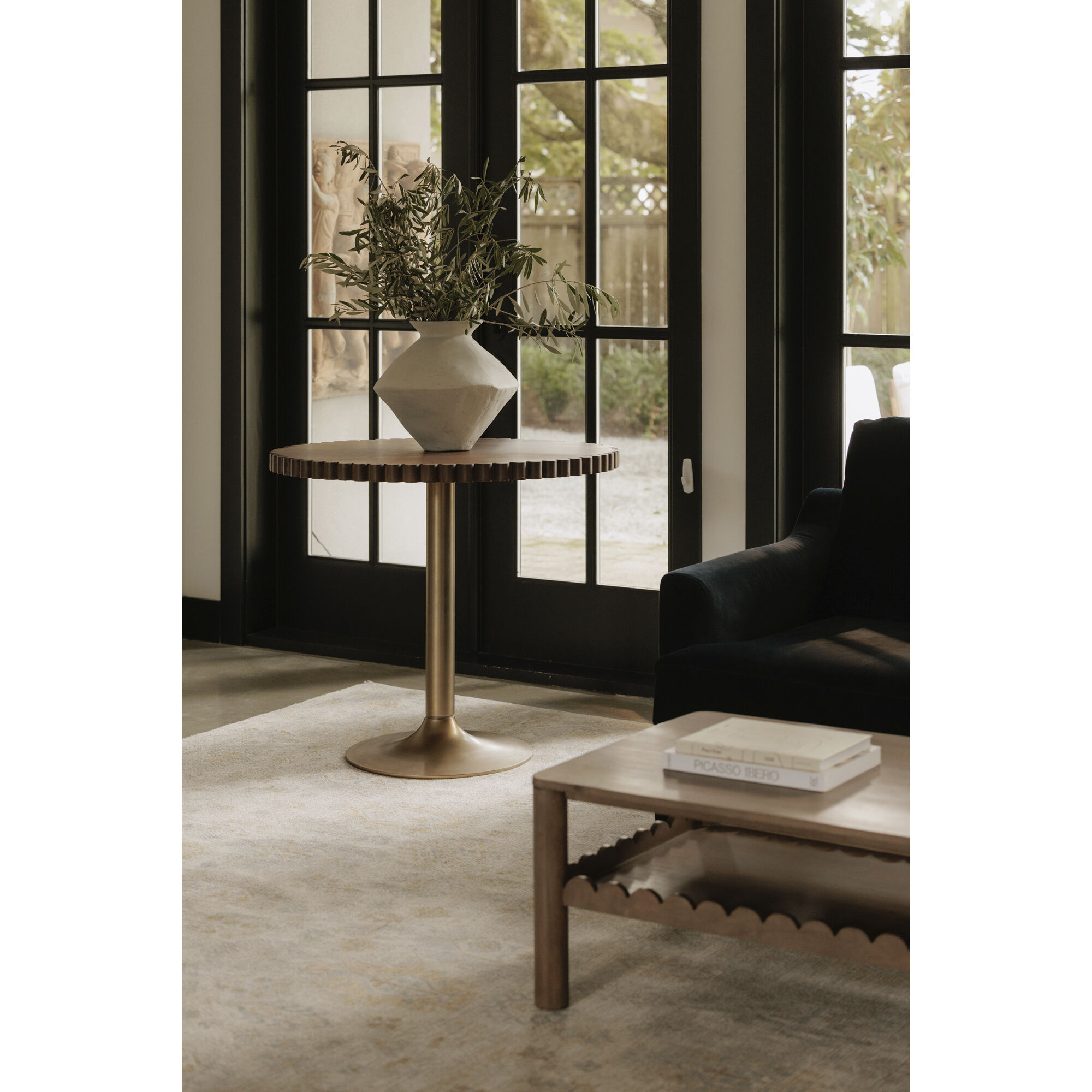 Nomi 36 X 36 inch Brown Coffee Table