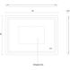 Seneca 48 X 36 inch Sandblasted Merc Edge Wall Mirror