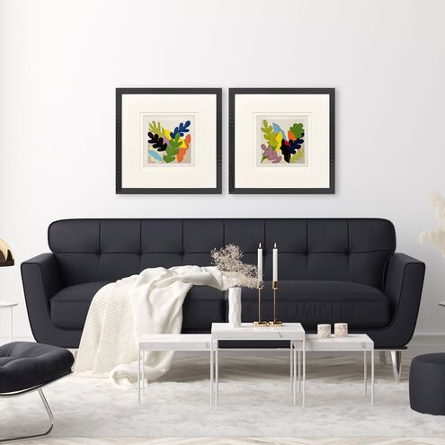 Eclectic Garden Multi and Green and Red and Yellow Framed Art