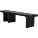 Kir Hand Rubbed Black Bench