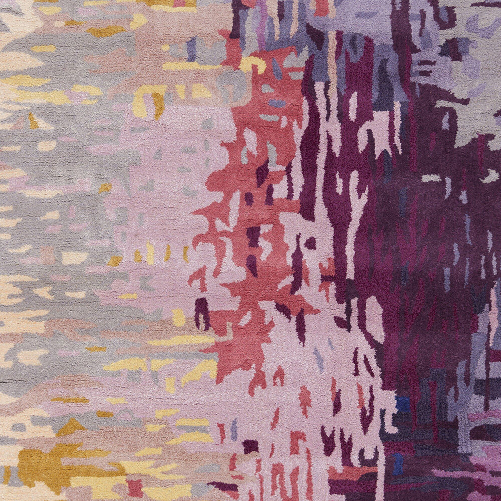 Banshee 96 X 30 inch Burgundy Rug in 2.5 x 8, Runner