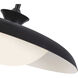 Alora Mood Minori 1 Light 15.5 inch Glossy Black Pendant Ceiling Light