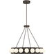 Vestra LED 37.5 inch Dark Bronze Pendant Ceiling Light
