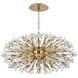 Vera 38 Light 23 inch Gold Pendant Ceiling Light