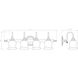 Brunswick 4 Light 31 inch Chrome Bathroom Vanity Light Wall Light, Essentials