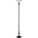 Claret 72 inch 150.00 watt Black Wood Torchiere Portable Light