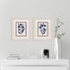 Propac Blue and Gray Framed Art, Propac