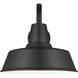 Sean Lavin Barn Light Outdoor Wall Lantern in Black, Large