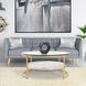 Niccolo 39.38 X 17.75 inch Gold Coffee Table