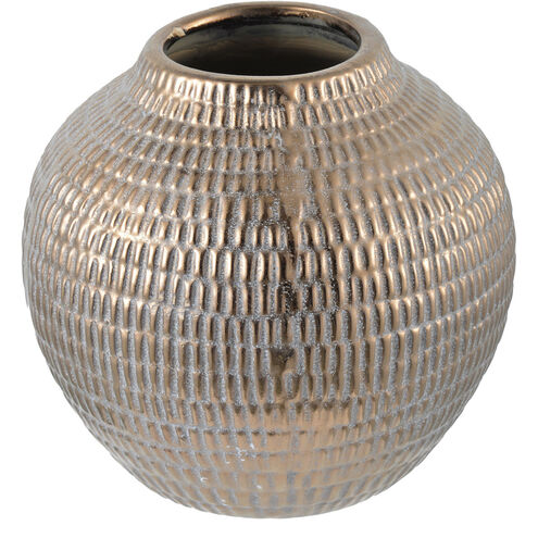Tribal Chic Metallic Bronze Pot