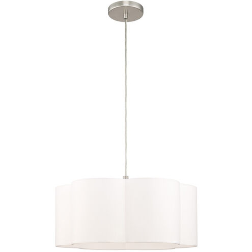 Chelsea 1 Light 18 inch Brushed Nickel Pendant Ceiling Light