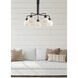 Coraline 5 Light 27 inch Black Chandelier Ceiling Light