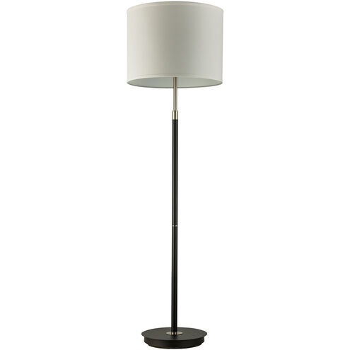 Junction 67 inch 150 watt Black and Brushed Nickel Floor Lamp Portable Light