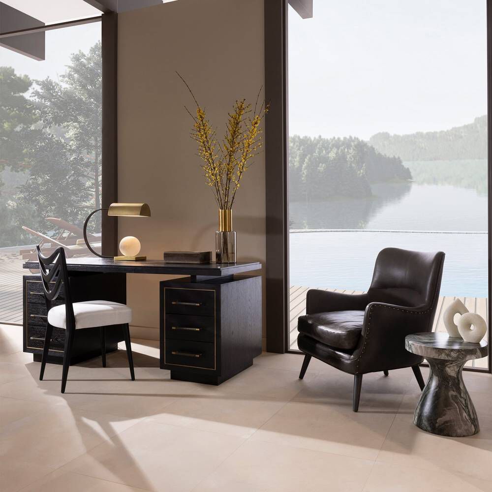 Wixom 66 inch Ebony Desk