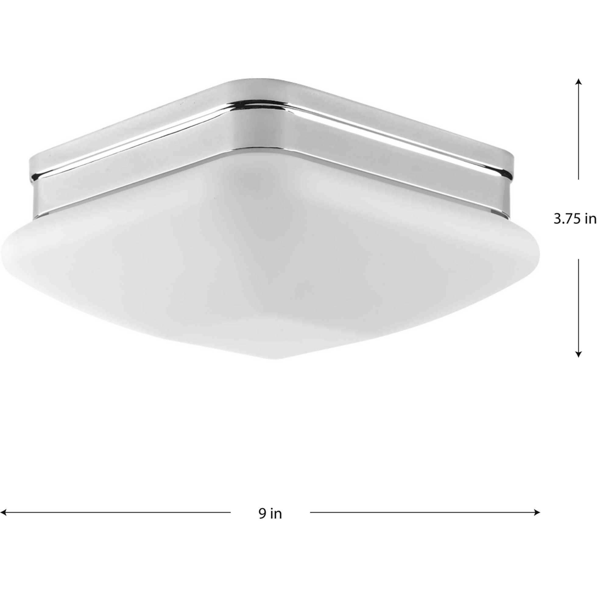 Appeal 2 Light 9 inch Polished Chrome Flush Mount Ceiling Light