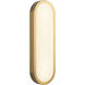 Alora Mood Evelyn 5.25 inch Brushed Gold and Alabaster Wall/Vanity Light Wall Light