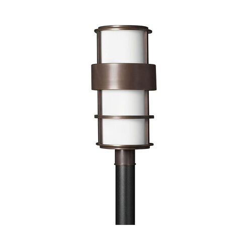 Saturn LED 21.75 inch Metro Bronze Outdoor Post/Pier Mount Lantern