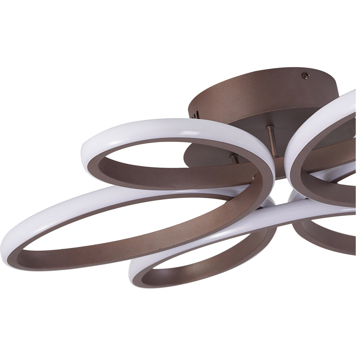 Canada LED 22 inch Satin Coffee Flush Mount Ceiling Light