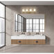 Orion 4 Light 31.25 inch Modern Gold Bath Vanity Light Wall Light