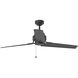 Arcade 54 inch Midnight Black Ceiling Fan