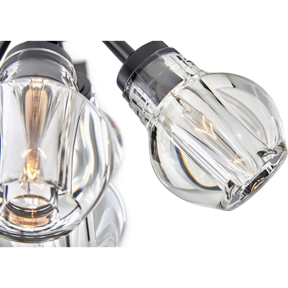 Elise LED 16.25 inch Black Foyer Light Ceiling Light, Semi-Flush Mount