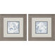 Seabed Scene Blue and Gray Framed Art, Propac