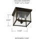 Outdoor 3 Light 12 inch Old Bronze Outdoor Flush Mount