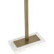 Oculus 62.13 inch 150.00 watt Warm Brass Floor Lamp Portable Light in Oyster Linen
