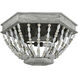 Summerton 3 Light 18 inch Washed Gray with Malted Rust Flush Mount Ceiling Light