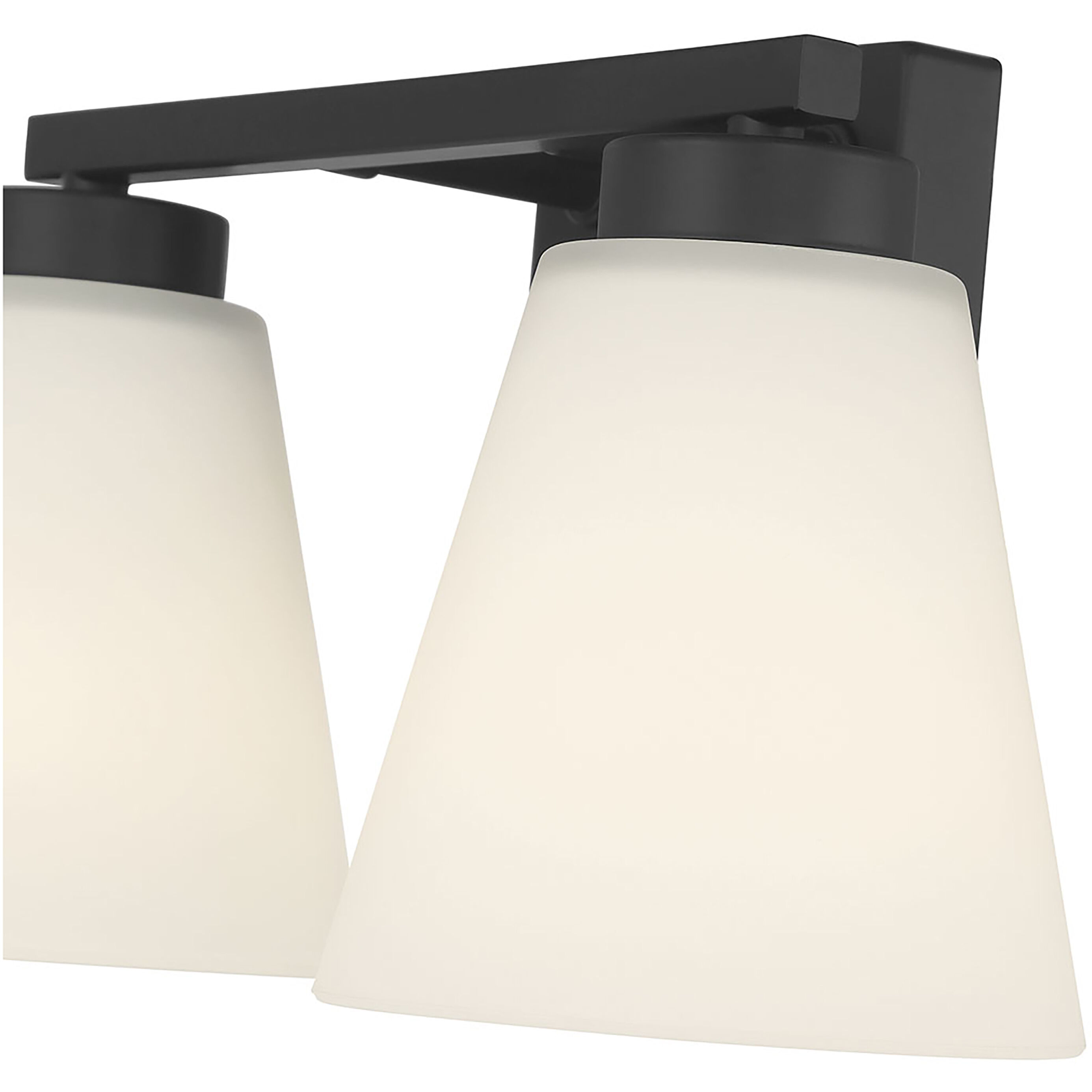 Strayhan 2 Light 13 inch Matte Black Bathroom Vanity Light Wall Light