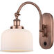 Franklin Restoration Bell 1 Light 8 inch Antique Copper Sconce Wall Light