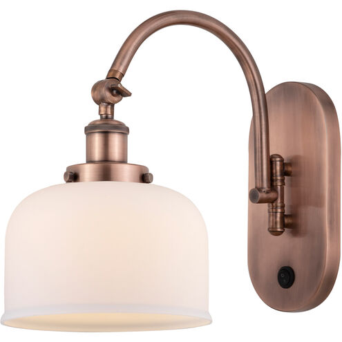 Franklin Restoration Bell 1 Light 8 inch Antique Copper Sconce Wall Light