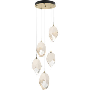 Chrysalis 5 Light 16.1 inch Modern Brass Pendant Ceiling Light, Large