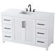 Alina 54 X 34 inch White Bathroom Vanity Cabinet