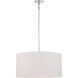 Palmetto 6 Light 25 inch Polished Nickel Pendant Ceiling Light