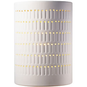 Ambiance Cactus Cylinder 2 Light 10 inch Bisque Wall Sconce Wall Light in Incandescent, Large