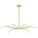 Sean Lavin Lajos LED 38.9 inch Hand-Rubbed Antique Brass Chandelier Ceiling Light
