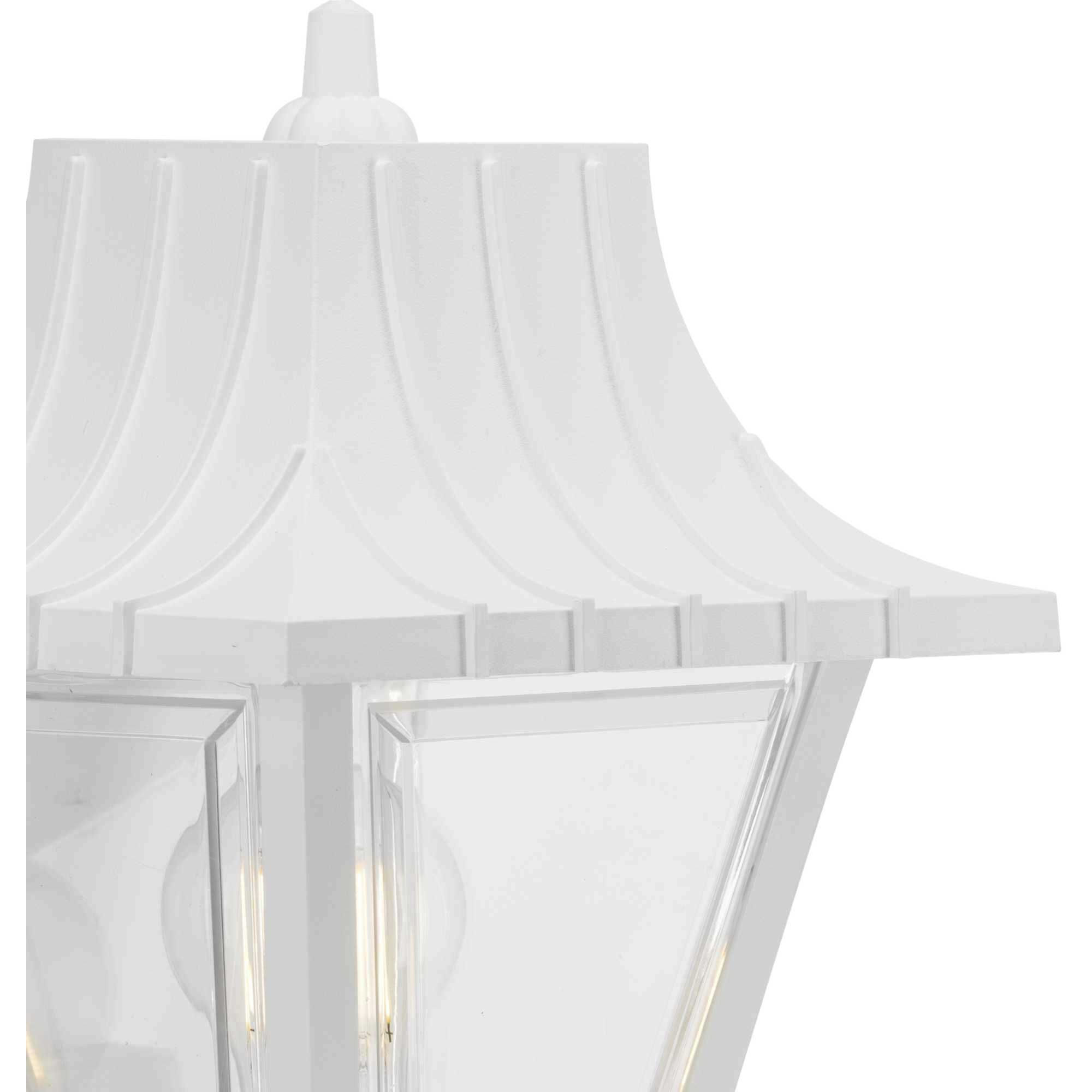 Mansard 1 Light 13 inch White Outdoor Wall Lantern