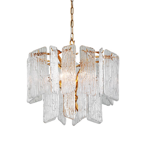 Piemonte 4 Light 23 inch Royal Gold Chandelier Ceiling Light