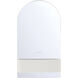 Erabel 36 X 20 inch Onyx White LED Mirror