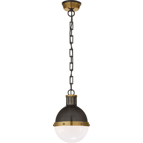 Thomas O'Brien Hicks 1 Light 8.5 inch Bronze with Antique Brass Pendant Ceiling Light in Bronze and Hand-Rubbed Antique Brass, Small