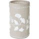 Linen Ginkgo 6.5 X 4 inch Candleholder