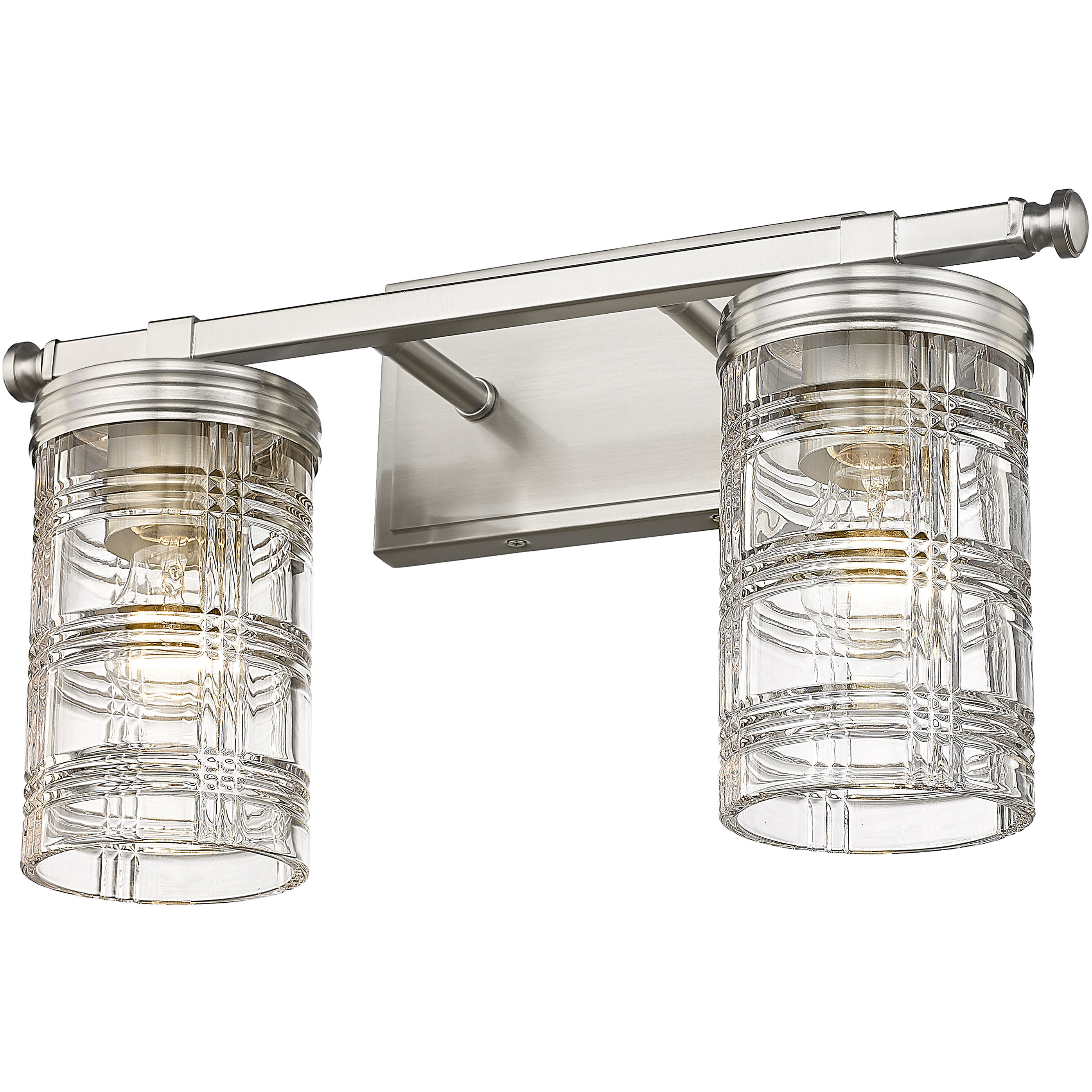 Archer 2 Light 17.75 inch Brushed Nickel Vanity Wall Light