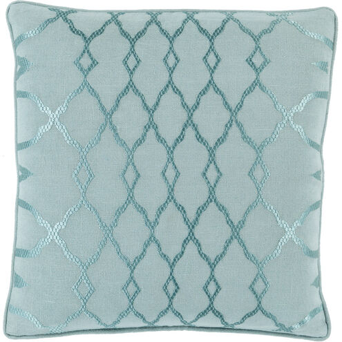 Lydia 20 inch Seafoam, Aqua Pillow Kit