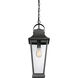 Galveston 1 Light 9 inch Mottled Black Outdoor Hanging Lantern