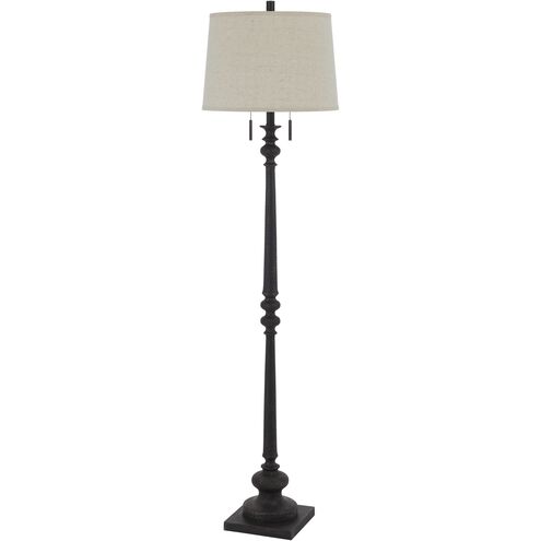 Torrington 63 inch 60.00 watt Rustic Iron Floor Lamp Portable Light