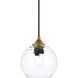Cashel 1 Light 6 inch Brass Pendant Ceiling Light