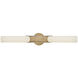 Grace LED 5 inch Textured Heritage Brass Bath Light Wall Light