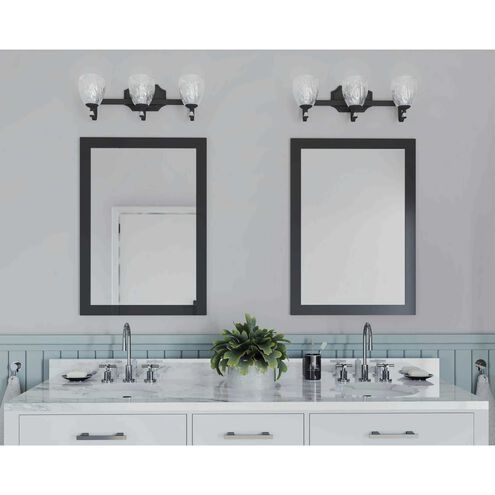 Anjoux 3 Light 23 inch Antique Bronze Bath Vanity Wall Light